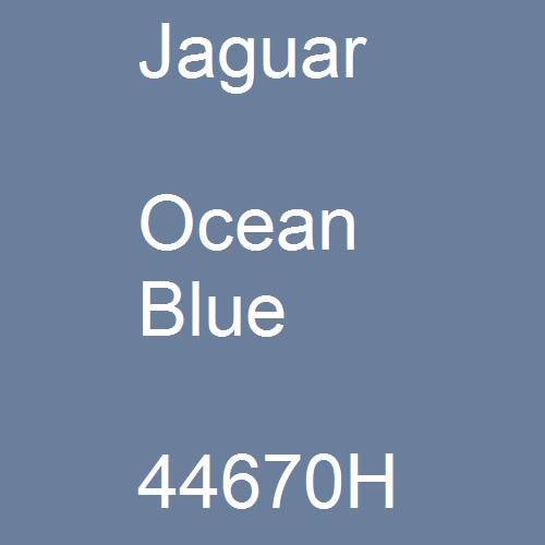 Jaguar, Ocean Blue, 44670H.